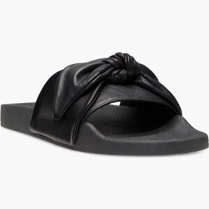 Stuart Weitzman NEW Women's Black Slide Sandals